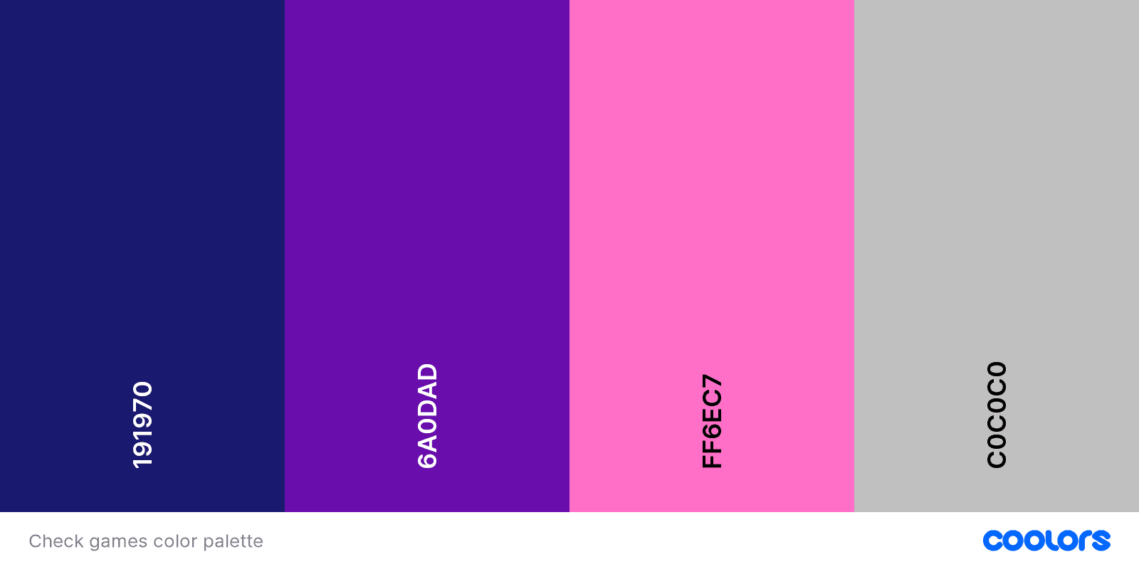 Check games celestial color palette